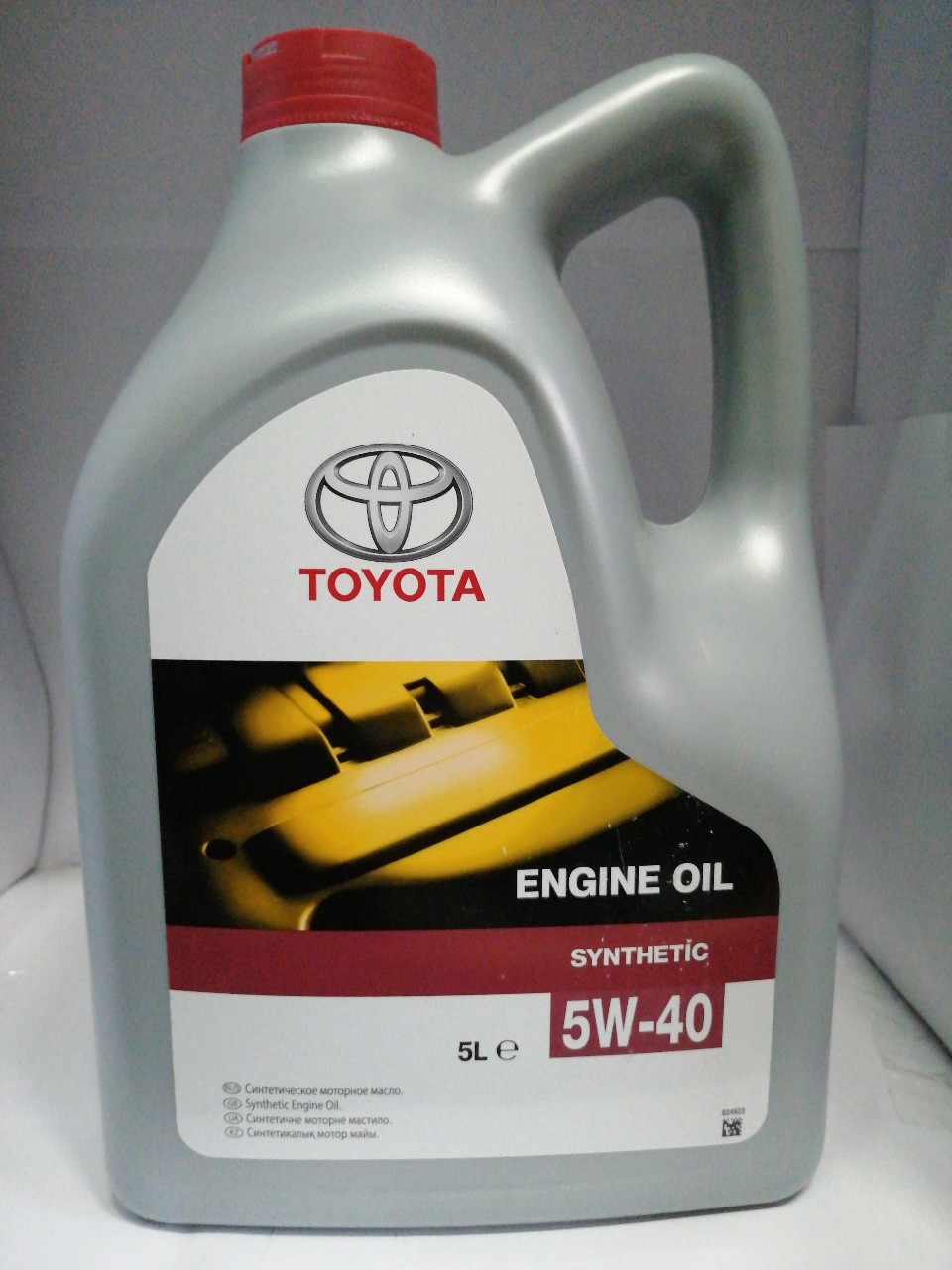 Купить запчасть TOYOTA - 0888080375 Масло Toyota 5/40 Motor Oil SL/CF моторное 5 л Европа