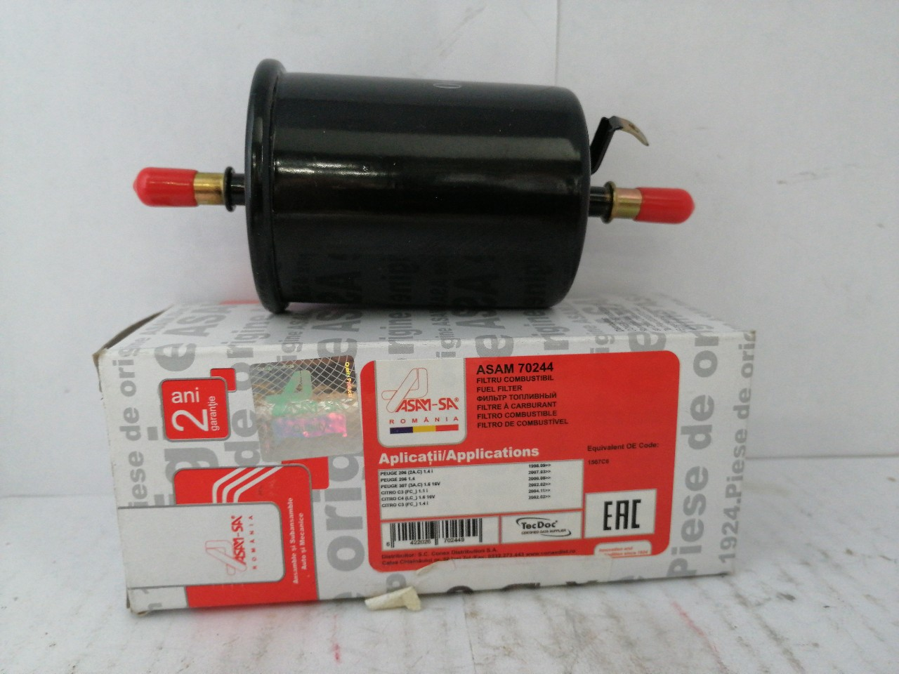 Купить запчасть ASAM - 70244 Фильтр топливный PEUGEOT/RENAULT/SMART/FIAT/CITROEN