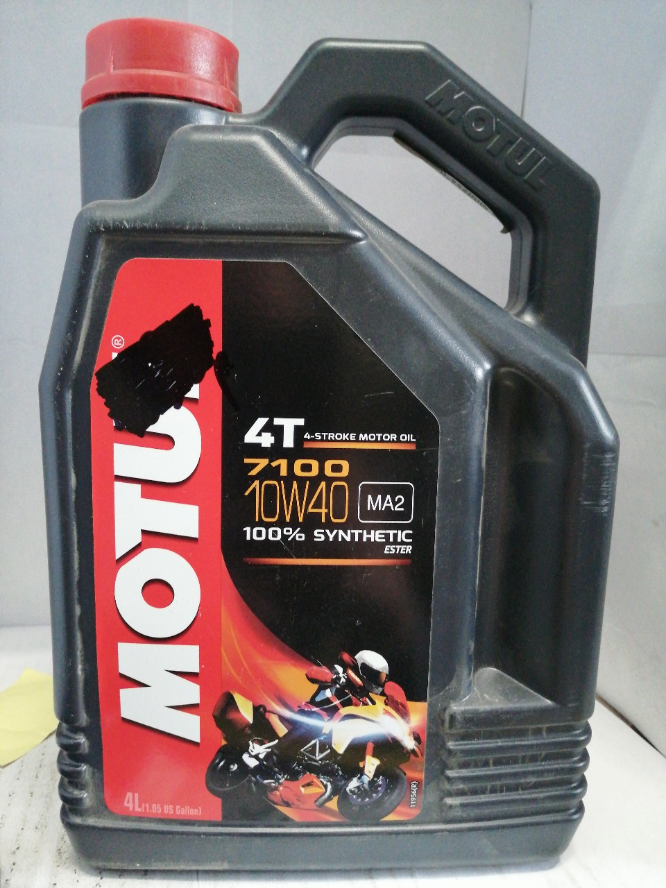 Купить запчасть MOTUL - 104092 MOTUL 7100 4T 10w40 моторное масло 4*4л (100% синтетика ) 104092