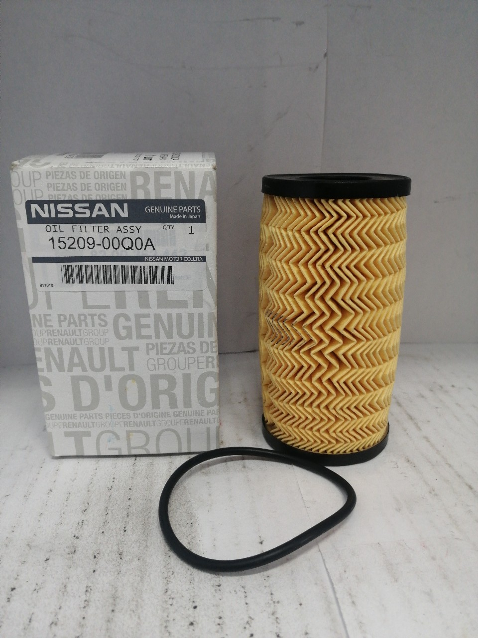 Купить запчасть NISSAN - 1520900Q0A 15209-00Q0A OX441D_[1520900Q0A] !фильтр масл.\Nissan Qashqai/X-Trail. Opel Movano.Renault Laguna/Esp