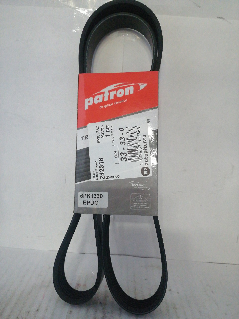 Купить запчасть PATRON - 6PK1330 Ремень поликлиновой