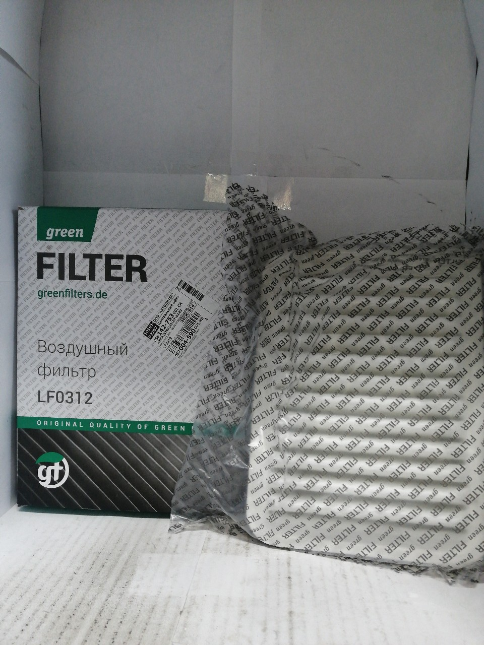 Купить запчасть GREEN FILTER - LF0312 Фильтр воздушный TOYOTA Auris /Avensis T27 09-/Rav-4 III /Verso 09->