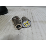 Купить запчасть NORD YADA - 902702 Cветодиод 12V G18.5 4SMD (size 5050) R10W BA15s белый 0.6W 20lm TM NORD YADA