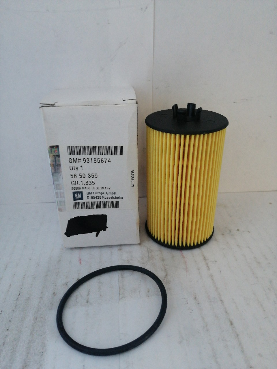 Купить запчасть GENERAL MOTORS - 93185674 Фильтр масляный Chevrolet Aveo, Cruze, Opel Astra, Corsa, Zafira картридж оригинал 93185674/55594651
