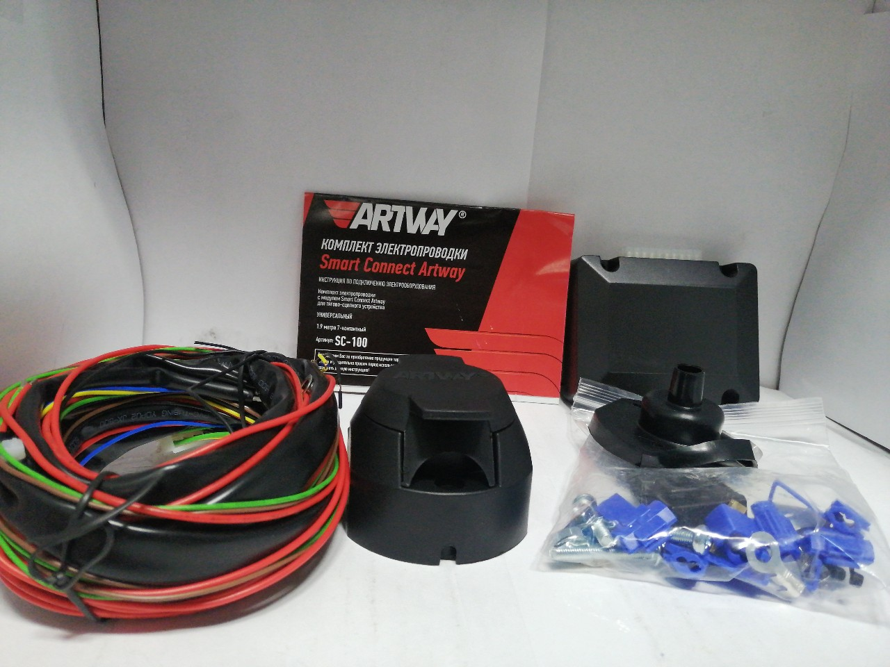 Купить запчасть ARTWAY - SC100 Комплект электропроводки Smart-Connect Artway 1.9м 7-контактная