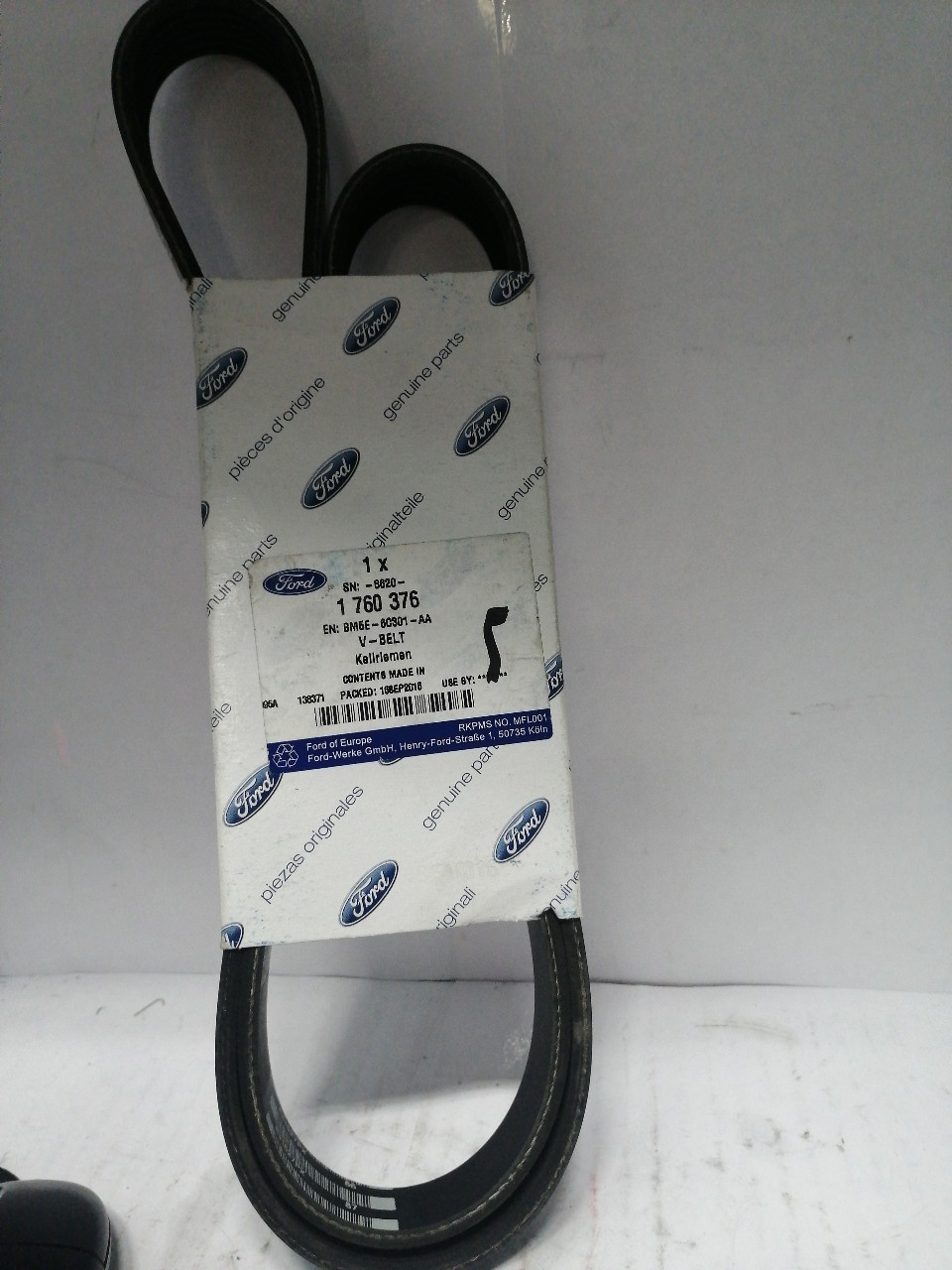 Купить запчасть FORD - 1760376 Ремень приводной Dur.HE (короткий) 6PK1213