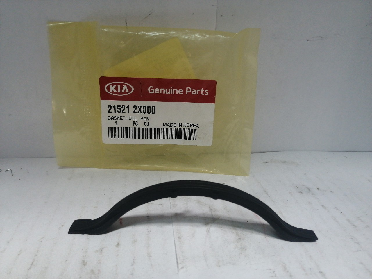 Купить запчасть HYUNDAI-KIA - 215212X000 Прокладка поддона KIA Spectra (03-) масляного (полукольцо малое) MOBIS KOREA